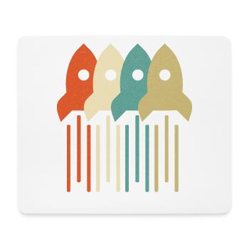Vintage Rocket Scientist Aerospace Engineering - Mouse Pad (horizontal) - white - Front