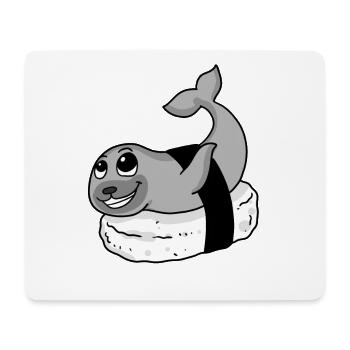 Sushi - Mouse Pad (horizontal) - white - Front