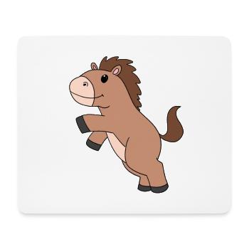 Cute horse - Mouse Pad (horizontal) - white - Front