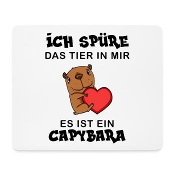 Capybara Wasserschwein Geschenk - Mousepad (Querformat) - Weiß - Vorne