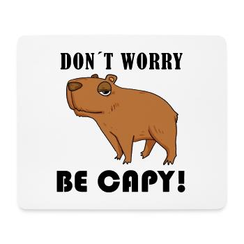 Capybara Capybara Cadeau - Tapis de souris (format paysage) - blanc - Devant