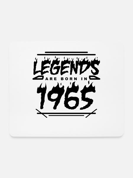 1965 - Jahrgang 1965 - Baujahr 1965 - Mousepad (Querformat) - Weiß
