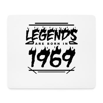 1969 - Né en 1969 - Construit en 1969 - Tapis de souris (format paysage) - blanc - Devant