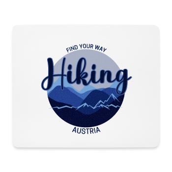 Find your way Hiking Austria - Mouse Pad (horizontal) - white - Front
