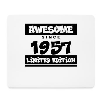 1957 - Jahrgang 1957 - Fantastisch seit 1957 - Mousepad (Querformat) - Weiß - Vorne