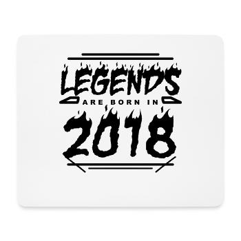 2018 - Year 2018 - Year of construction 2018 - Mouse Pad (horizontal) - white - Front