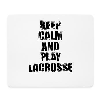 Keep Calm And Play Lacrosse - Mouse Pad (horizontal) - white - Front