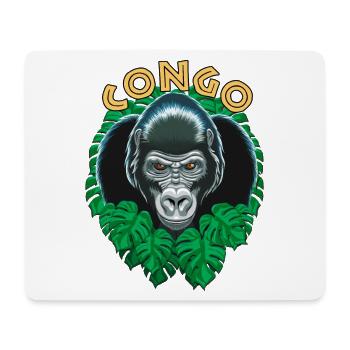 Congo gorilla - Mouse Pad (horizontal) - white - Front