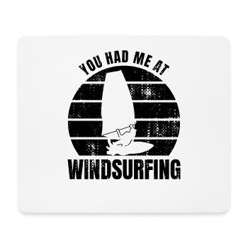 Windsurfer Zitat - Mousepad (Querformat) - Weiß - Vorne