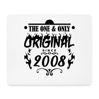 2008 - Baujahr 2008 - Jahrgang 2008 - Mousepad (Querformat) - Weiß - Vorne