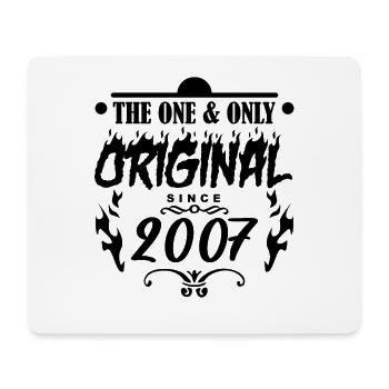2007 - Baujahr 2007 - Jahrgang 2007 - Mousepad (Querformat) - Weiß - Vorne