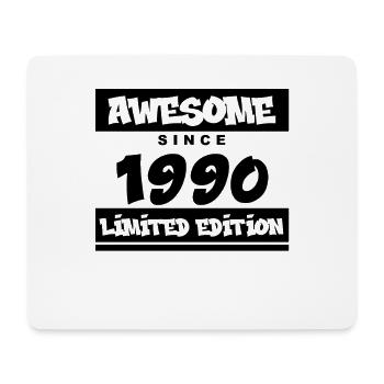 1990 - Born 1990 - Fantastic since 1990 - Mouse Pad (horizontal) - white - Front