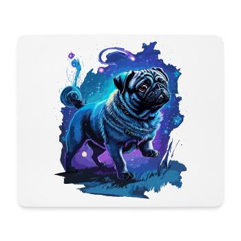 Cute Pug Enchanting Dogs Art - Mouse Pad (horizontal) - white - Front
