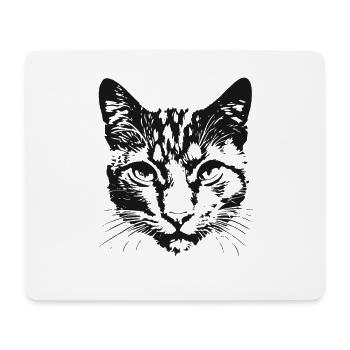 Cat 6 - Mouse Pad (horizontal) - white - Front