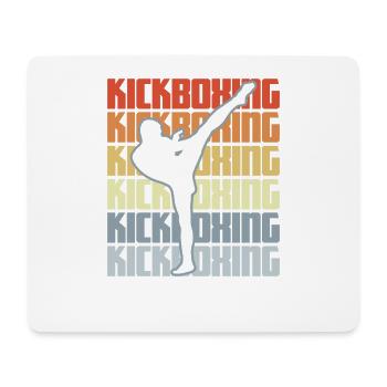 Vintage Kickboxing - Mouse Pad (horizontal) - white - Front