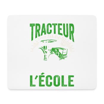 Idée Cadeau Tracteur Fermier Agriculteur Drôle - Tapis de souris (format paysage) - blanc - Devant