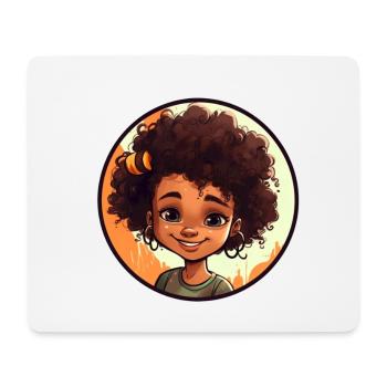 Lebendige Comic-Charakter Illustration - Mousepad (Querformat) - Weiß - Vorne