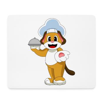 Cuisine pour chiens Cuisine Cloche de service - Tapis de souris (format paysage) - blanc - Devant