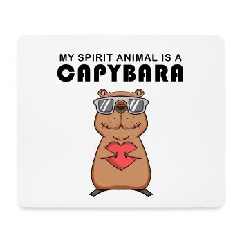 Capybara Wasserschwein Capybaras - Mousepad (Querformat) - Weiß - Vorne