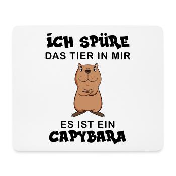 Capybara Wasserschwein Capybaras - Mousepad (Querformat) - Weiß - Vorne