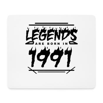 Legende 1991 - Jahrgang 1991 - Baujahr 1991 - Mousepad (Querformat) - Weiß - Vorne