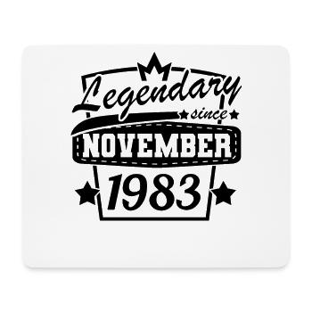 November 1983 Retro Birthday Design Birthday - Mouse Pad (horizontal) - white - Front