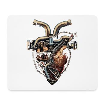 Mechanic Heart - Mouse Pad (horizontal) - white - Front