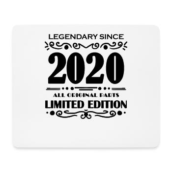 2020 - Année 2020 - Année de construction 2020 - Tapis de souris (format paysage) - blanc - Devant