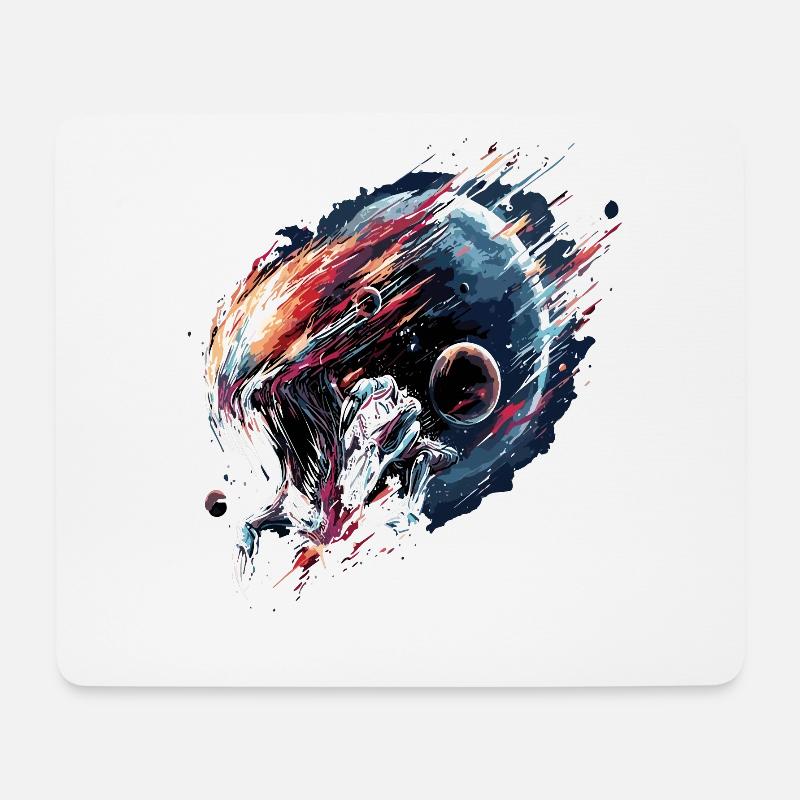 Alien Creature Planet Sci-Fi - Mousepad (Querformat) - Weiß