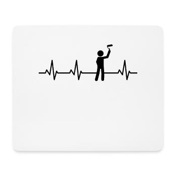 Funny Painter - Mouse Pad (horizontal) - white - Front