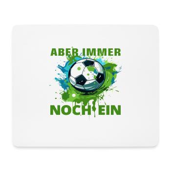 Fußballer 18 Geburtstag Fußballspieler Fußball - Mousepad (Querformat) - Weiß - Vorne