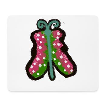 Summer Butterfly Insect Insect Butterfly Child - Mouse Pad (horizontal) - white - Front