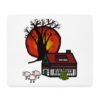 Baltic Sea North Sea Coast Village Nordic Village Country - Mouse Pad (horizontal) - white - Front