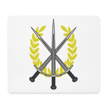 Kampf Schwertkampf Schwertkämpfer Sieger Odin - Mousepad (Querformat) - Weiß - Vorne