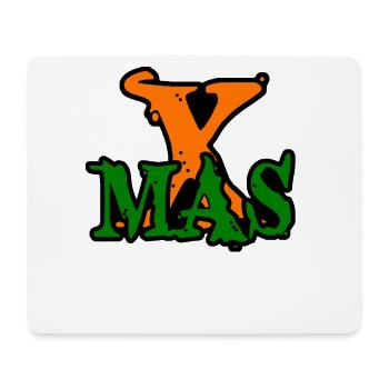 XMAS Graffiti Neon - Mouse Pad (horizontal) - white - Front