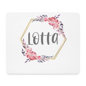 Lotta Girl Name Baby Gift - Mouse Pad (horizontal) - white - Front