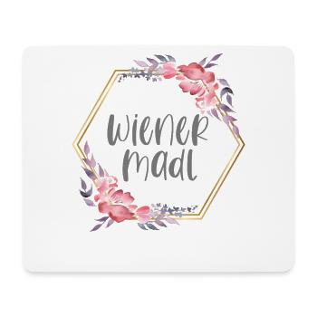 Wiener Madl Wienerin Wien Österreich Geschenk - Mousepad (Querformat) - Weiß - Vorne