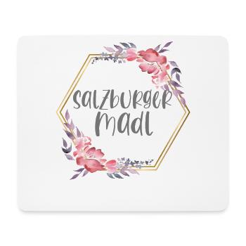 Salzburg Österreich Mädchen Heimat Geschenk - Mousepad (Querformat) - Weiß - Vorne