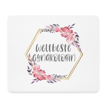 Gynäkologin Ärztin Doktorin Beruf Geschenk - Mousepad (Querformat) - Weiß - Vorne
