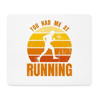 Running lover - Mouse Pad (horizontal) - white - Front