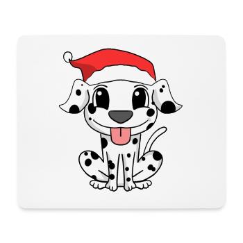 Pudel Hund Tier Weihnachten - Mousepad (Querformat) - Weiß - Vorne