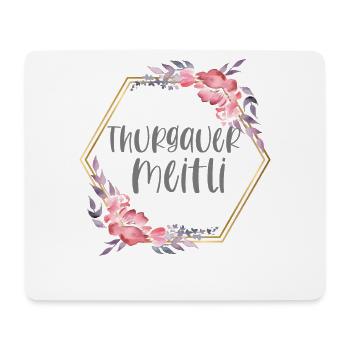 Schweiz Thurgau Mädchen Heimat Geschenk - Mousepad (Querformat) - Weiß - Vorne