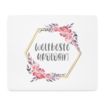 Urologin Ärztin Doktorin Beruf Geschenk - Mousepad (Querformat) - Weiß - Vorne