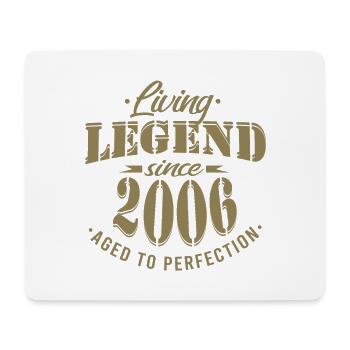 Birthday - Legend matured since 2006 - Mouse Pad (horizontal) - white - Front