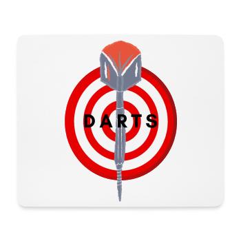 Darts Bullseye Focus - Mouse Pad (horizontal) - white - Front