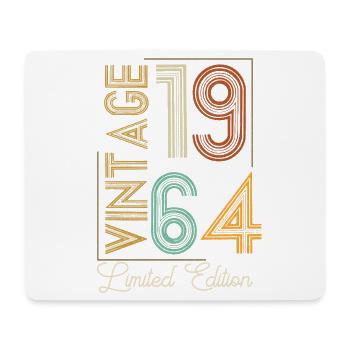 Vintage 1964 Limited Edition Aged to Perfection - Mouse Pad (horizontal) - white - Front