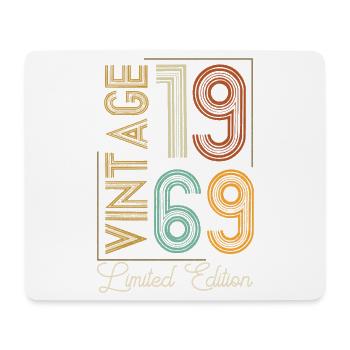 Vintage 1969 Limited Edition Aged to Perfection - Mouse Pad (horizontal) - white - Front