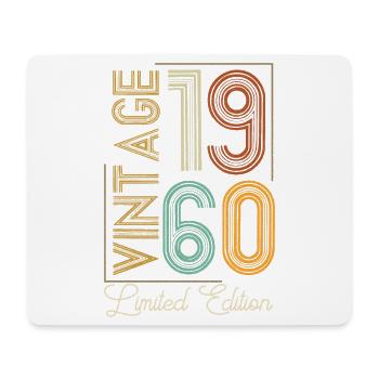 Vintage 1960's Limited Edition Aged to Perfection - Mouse Pad (horizontal) - white - Front