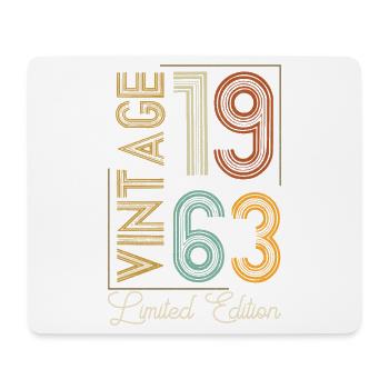 Vintage 1963 Limited Edition Aged to Perfection - Mouse Pad (horizontal) - white - Front