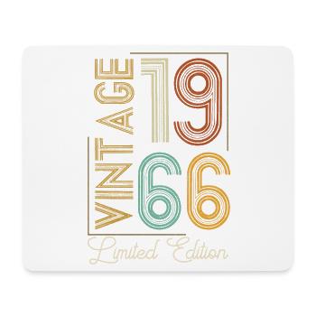 Vintage 1966 Limitierte Auflage bis zur Perfektion gereift - Mousepad (Querformat) - Weiß - Vorne